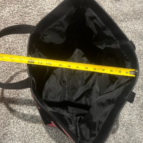 Victoria's Secret Black Tote with Red Sequins - Picture 3 of 3